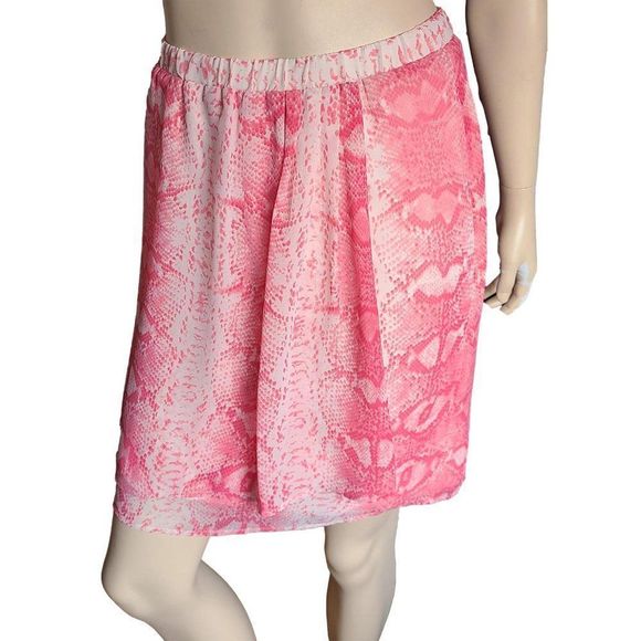 Printed Double Front Layer Skirt - Picture 1 of 4